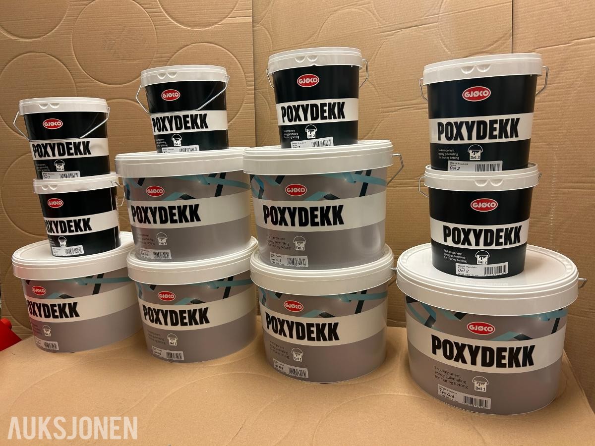 Epoxy ca 330 m2 / 65 kg. Ny/uåpnet leveringsklar