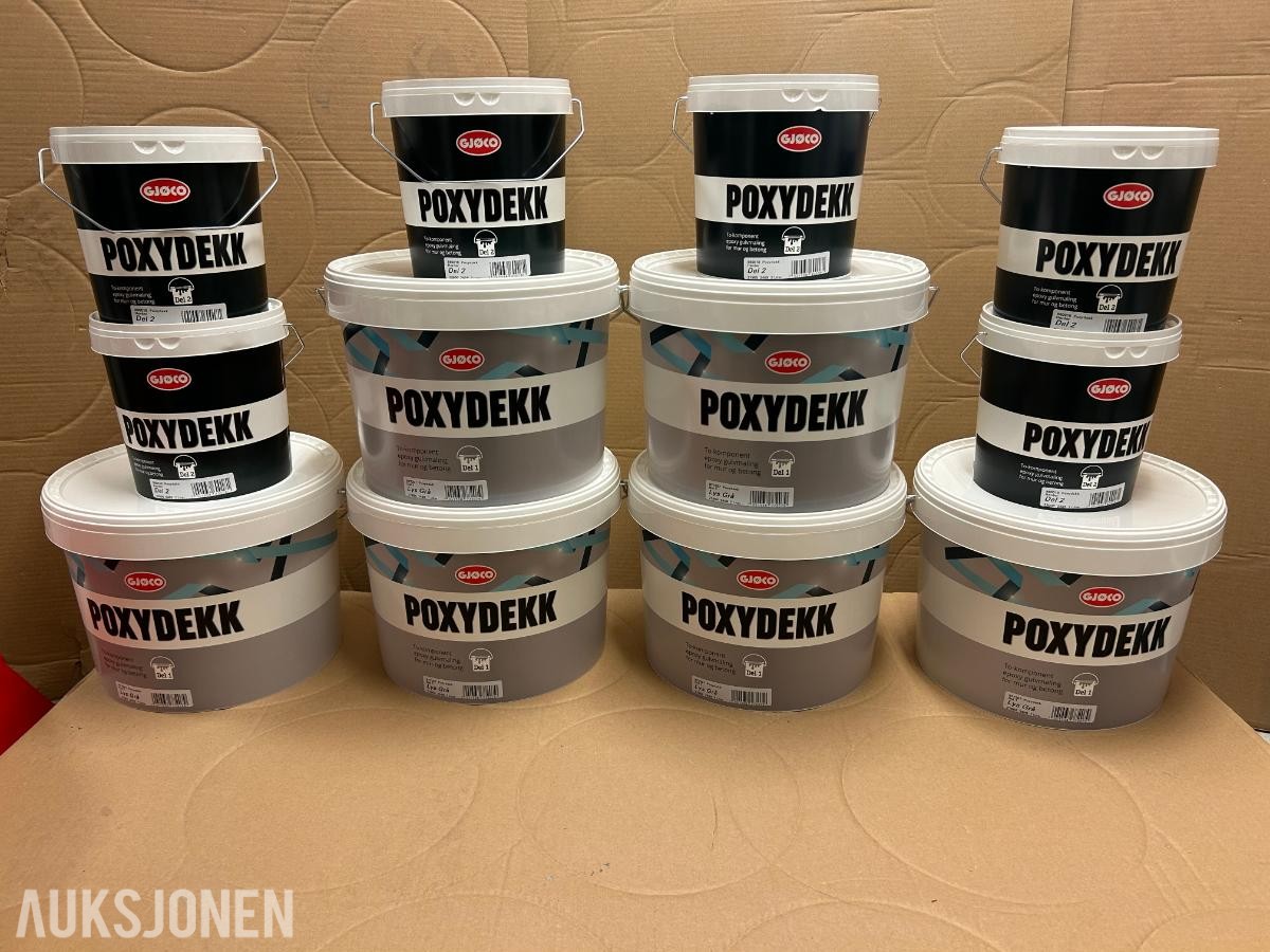 Epoxy ca 330 m2 / 65 kg. Ny/uåpnet leveringsklar