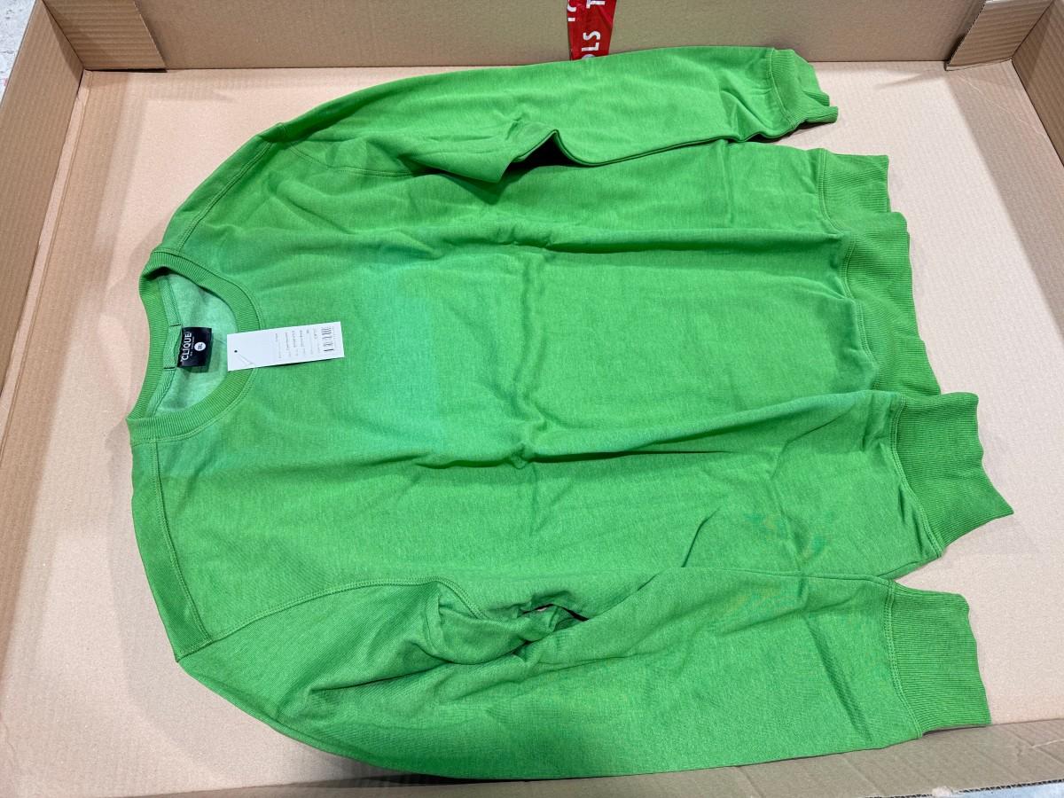 27 stk Clique Classic Roundneck gensere i størrelse 3XL – Green Melange