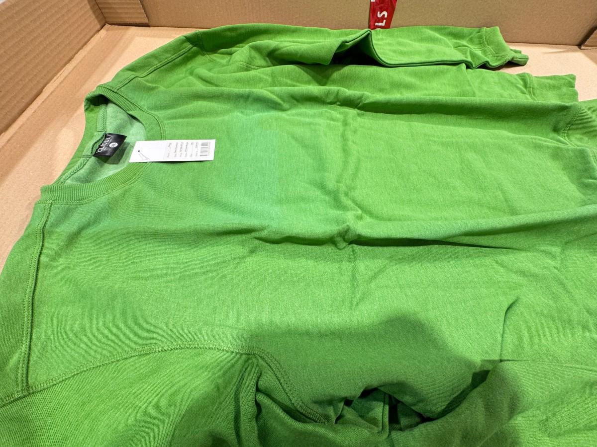 27 stk Clique Classic Roundneck gensere i størrelse 3XL – Green Melange