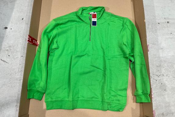 5 stk Clique Basic Half Zip XXL Apple Green