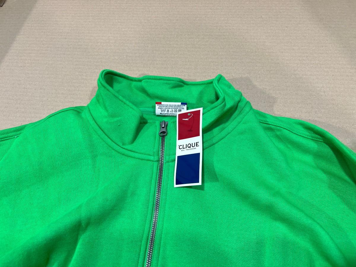 6 stk Clique Basic Half Zip XXL Apple Green