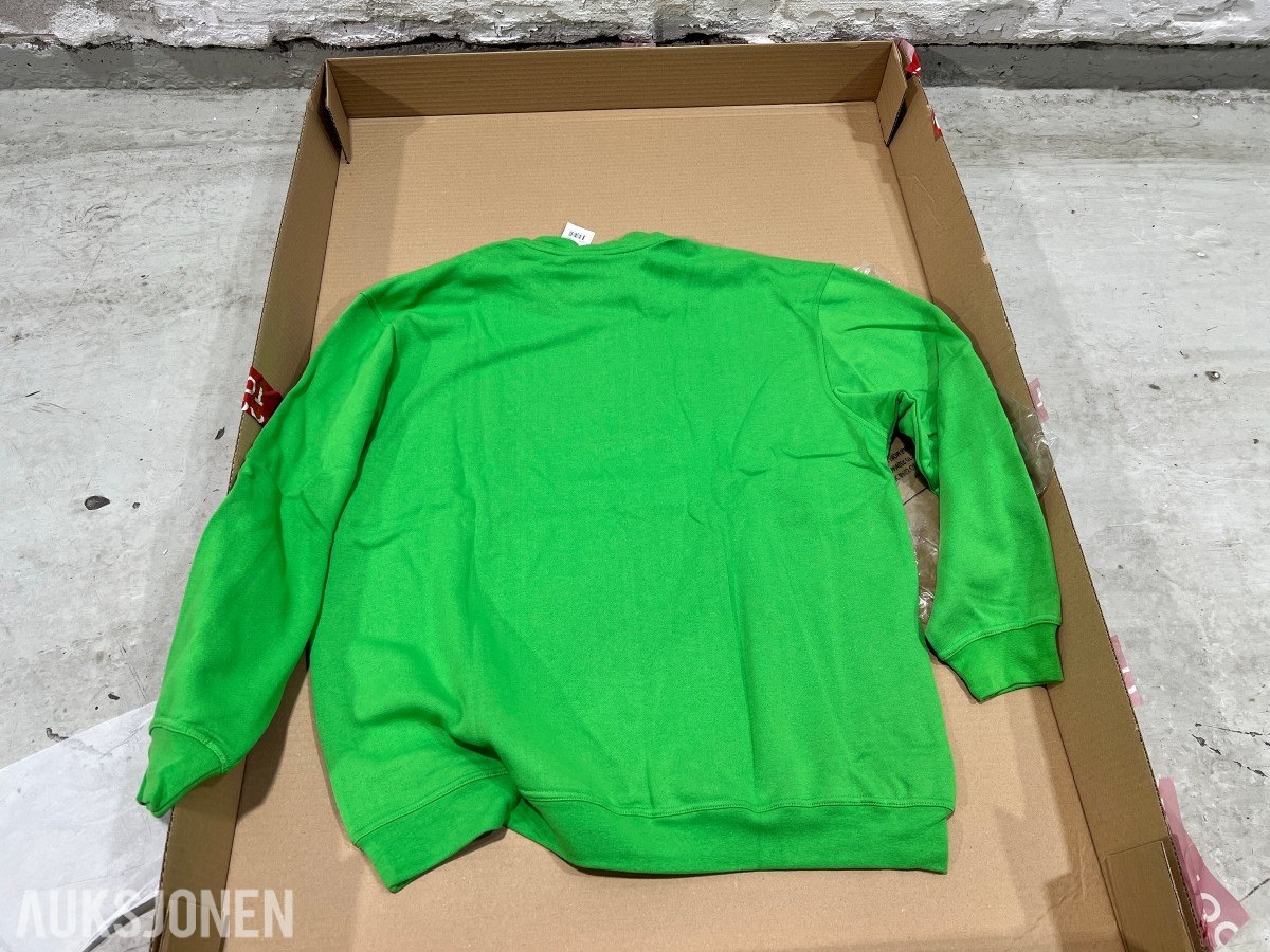 6 stk Clique Basic Half Zip XXL Apple Green
