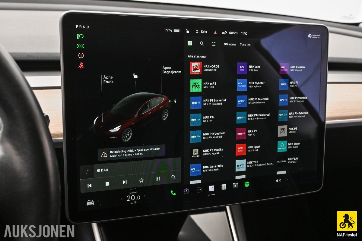 2019 Tesla MODEL 3 LONG RANGE 600KM WLTP AUTOPILOT PANORAMA