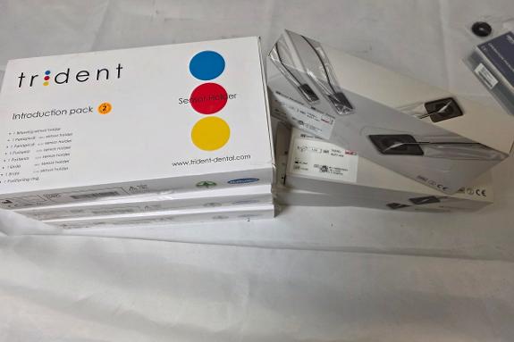 Trident sensor holder introduction pack og MGK Dental sensor sleeves