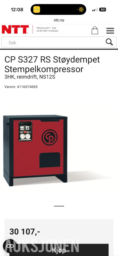 CP S327 RS - Stempelkompressor 