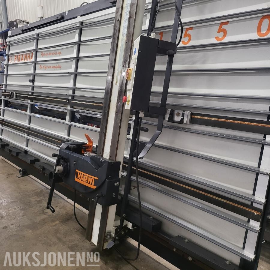 Harwi Piranha 1550 veggsag 3300x1600 mm kapasitet 400 volt