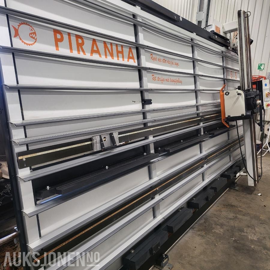Harwi Piranha 1550 veggsag 3300x1600 mm kapasitet 400 volt
