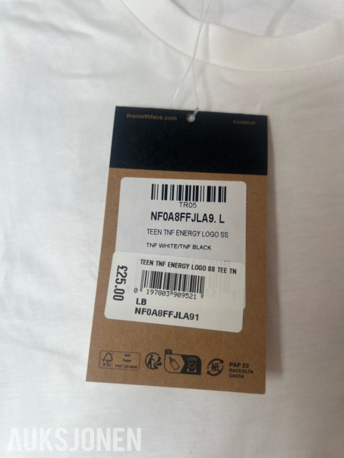 TOLLAUKSJON - The North Face T-skjorte