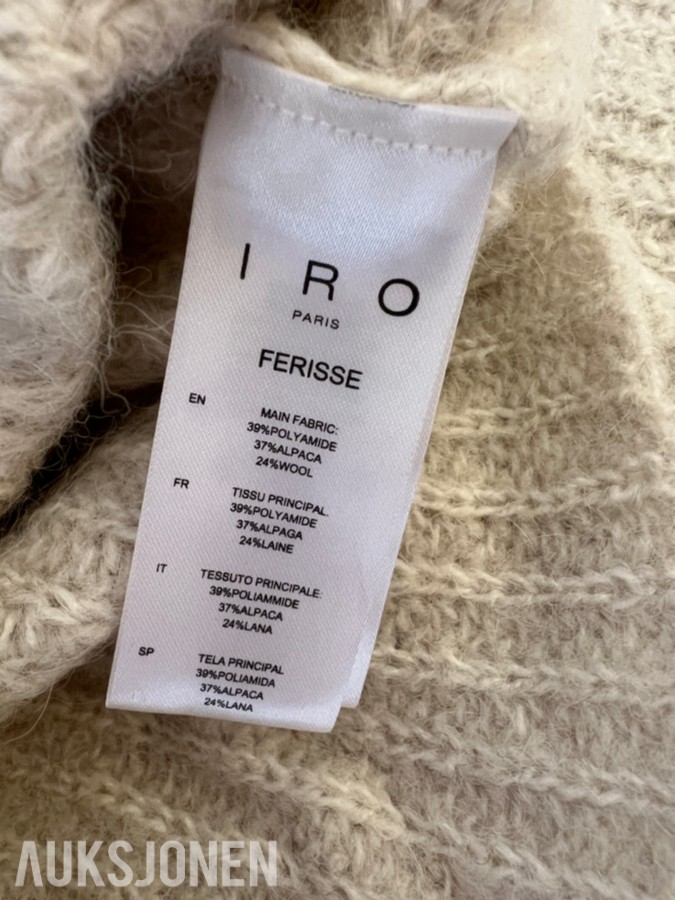 TOLLAUKSJON - IRO Paris Strikkegenser