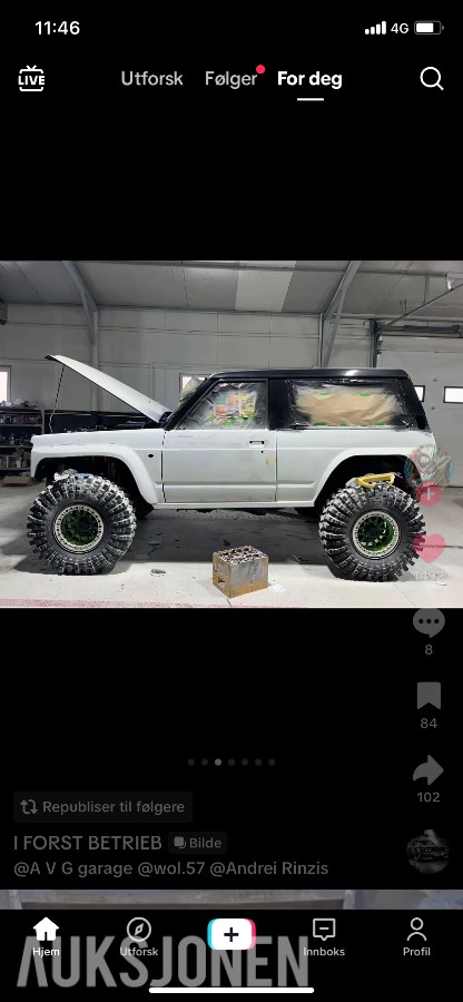 1993 Nissan Patrol 2.8 114hk 4X4 Reparasjonsobjekt
