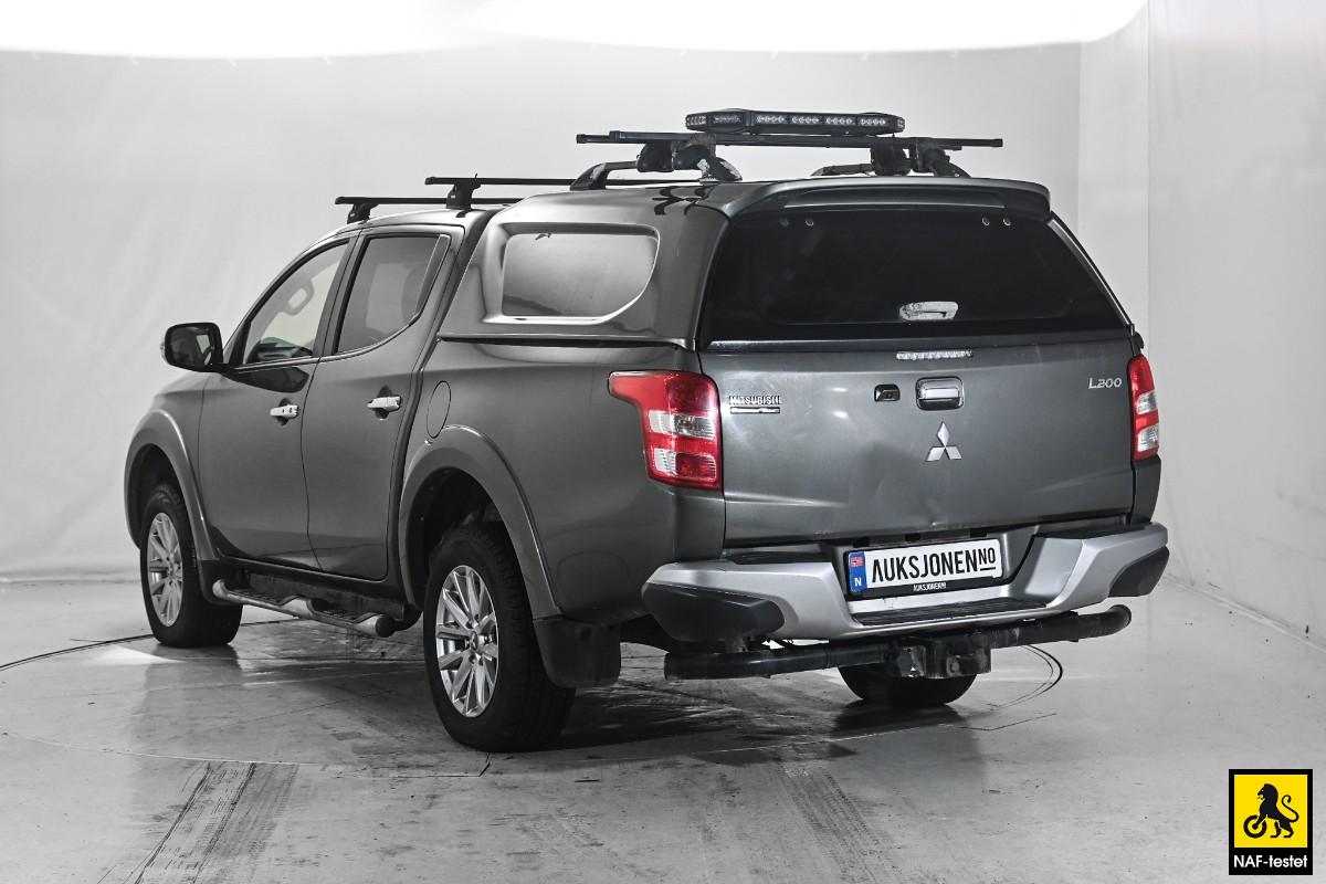 2016 Mitsubishi L200 2.4 181HK 4WD KAMERA NAVIGASJON HENGERFESTE HARDTOP 