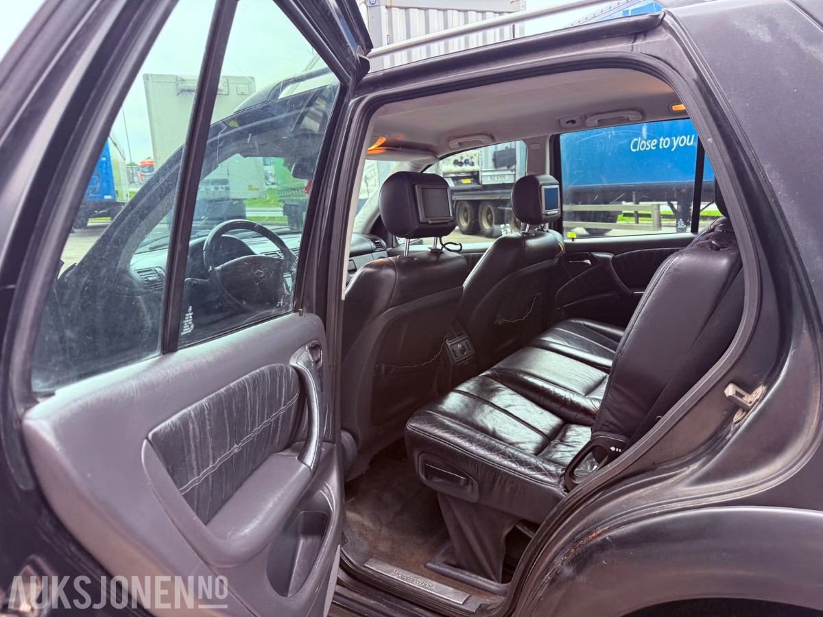 2001 MERCEDES-BENZ M-KLASSE ML320 AUTOMAT 4MATIC HENGERFESTE 432000km