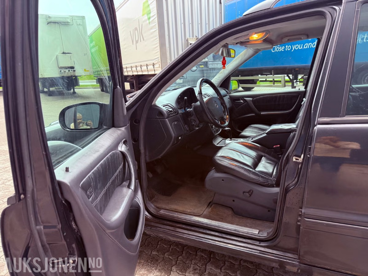 2001 MERCEDES-BENZ M-KLASSE ML320 AUTOMAT 4MATIC HENGERFESTE 432000km