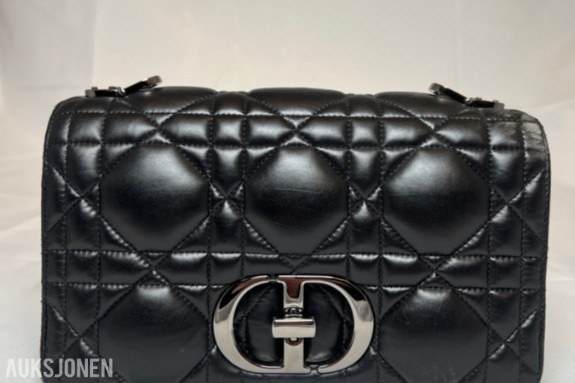 TOLLAUKSJON - Christian Dior Caro Bag – Sort – Medium
