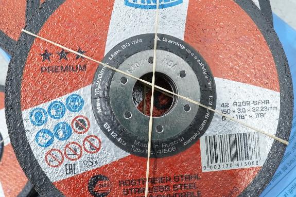 100 stk Tyrolit Premium kappeskiver 150 x 3,0 x 22,23 mm