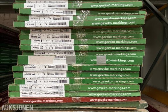 Store mengder Veimerking Se bilder for mer informasjon