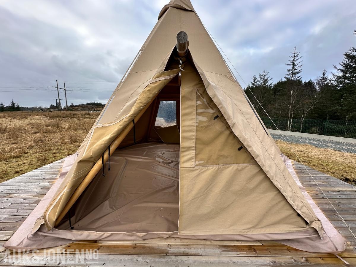 Glamping Luksustelt - 6.6x6.6x4.3– Fire-sesong – Ubrukt