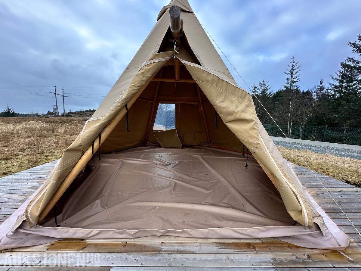 Glamping Luksustelt - 6.6x6.6x4.3– Fire-sesong – Ubrukt