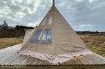Glamping Luksustelt - 6.6x6.6x4.3– Fire-sesong – Ubrukt