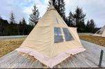 Glamping Luksustelt - 6.6x6.6x4.3– Fire-sesong – Ubrukt