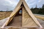 Glamping Luksustelt - 6.6x6.6x4.3– Fire-sesong – Ubrukt