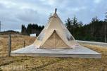 Glamping Luksustelt - 6.6x6.6x4.3– Fire-sesong – Ubrukt