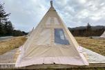 Glamping Luksustelt - 6.6x6.6x4.3– Fire-sesong – Ubrukt