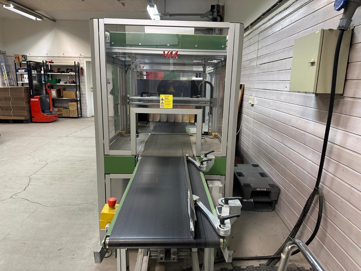 2012 BVM BMS 6030 L komplett pakkelinje med krympetunnel – 3x230V – CE