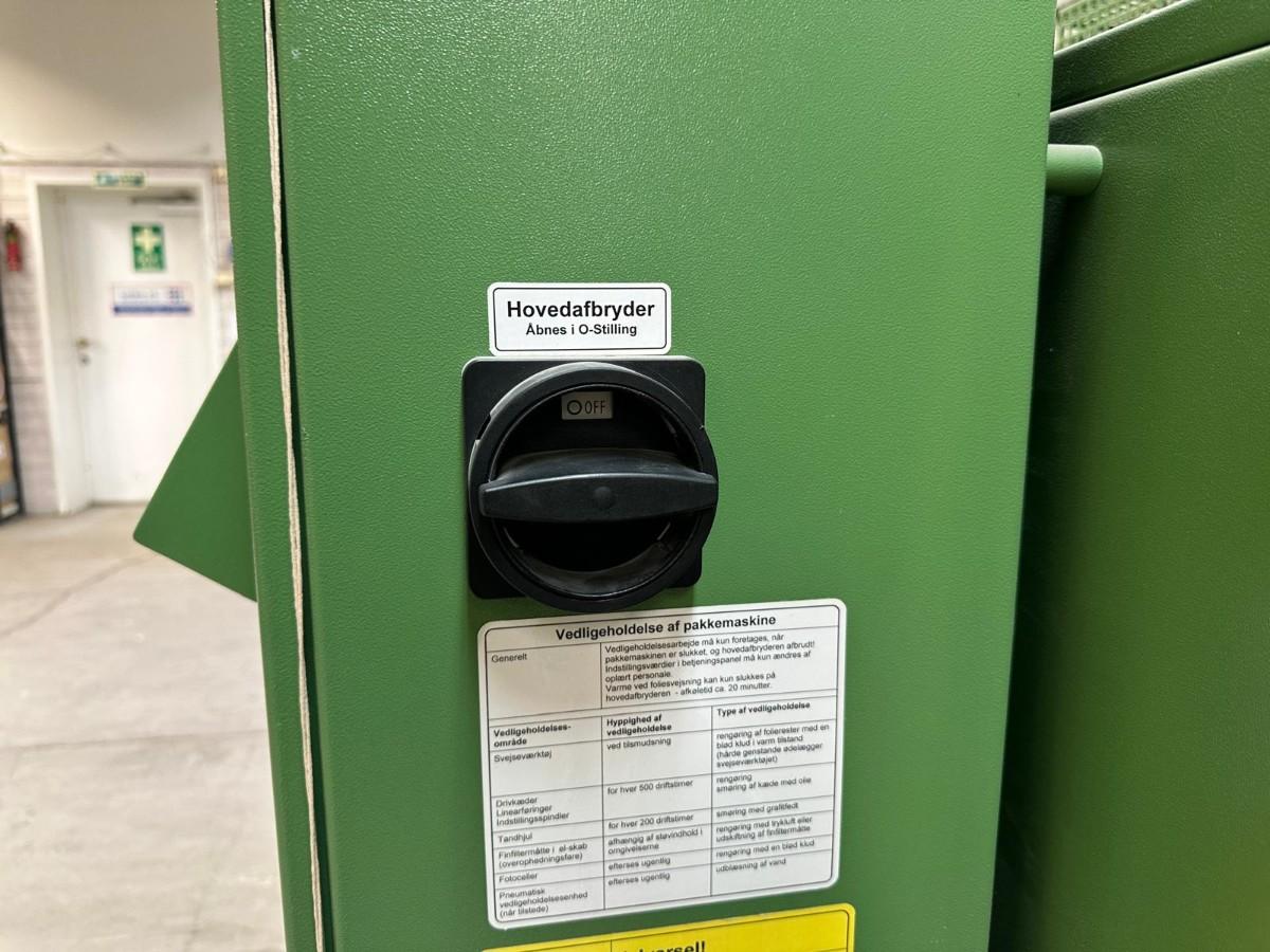 2012 BVM BMS 6030 L komplett pakkelinje med krympetunnel – 3x230V – CE