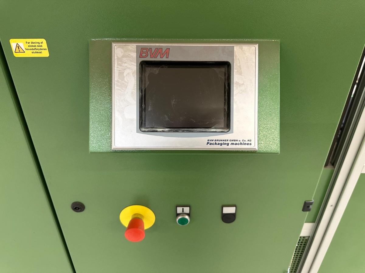2012 BVM BMS 6030 L komplett pakkelinje med krympetunnel – 3x230V – CE