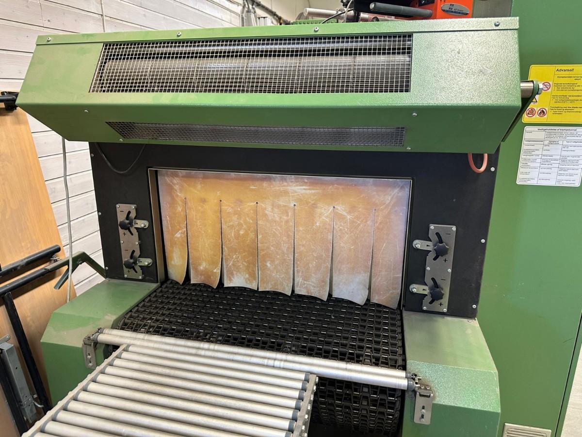 2012 BVM BMS 6030 L komplett pakkelinje med krympetunnel – 3x230V – CE