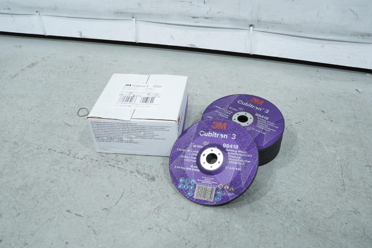 20 stk 3M Cubitron 3 98418 slipeskiver 180 mm