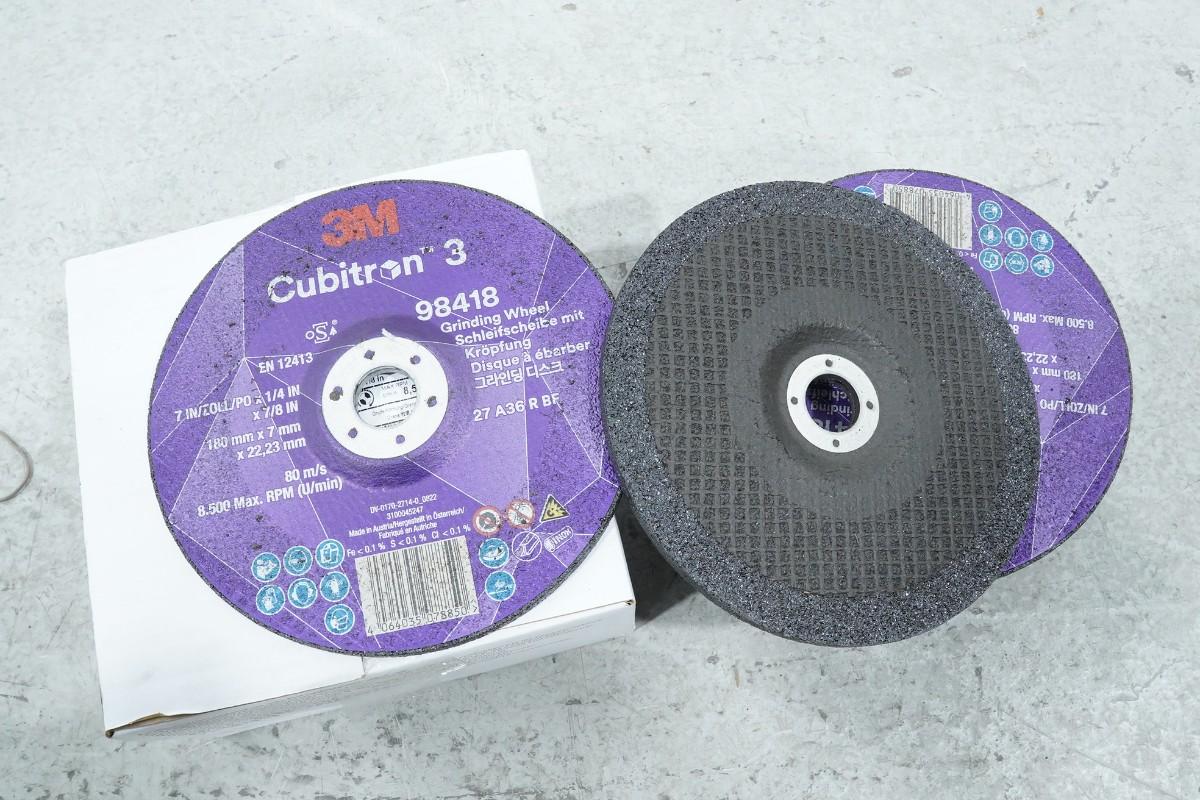 20 stk 3M Cubitron 3 98418 slipeskiver 180 mm