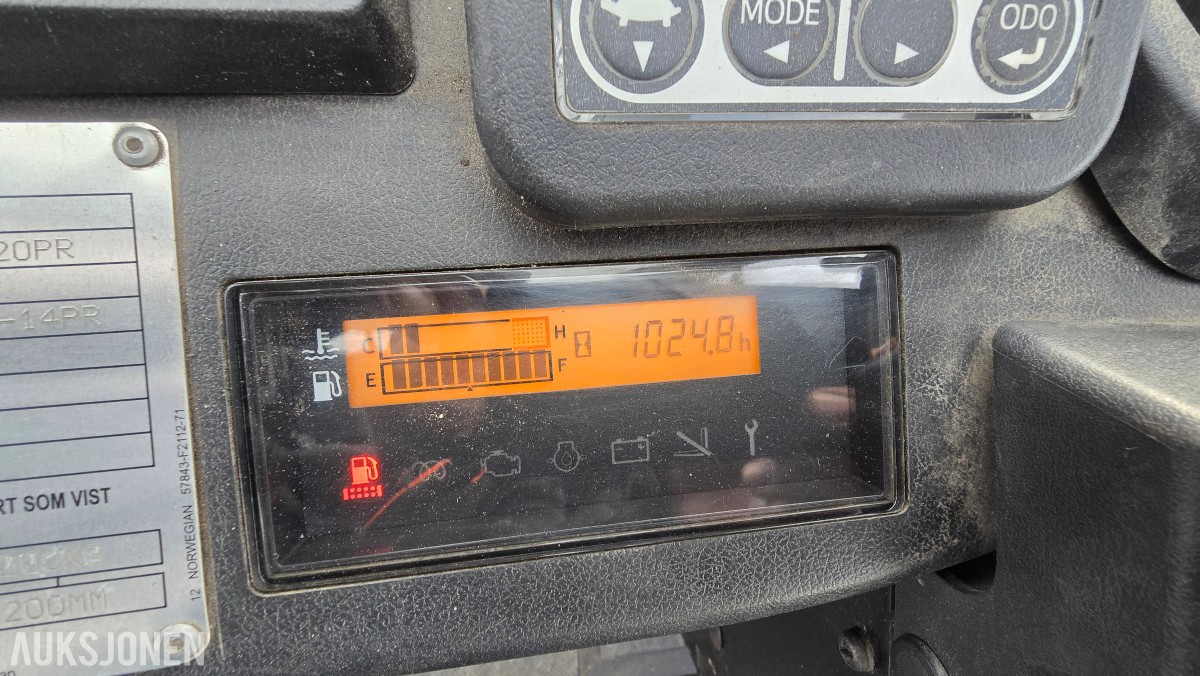 Toyota Dieseltruck 5 tonn, 2019 mod. kun 1030 timer