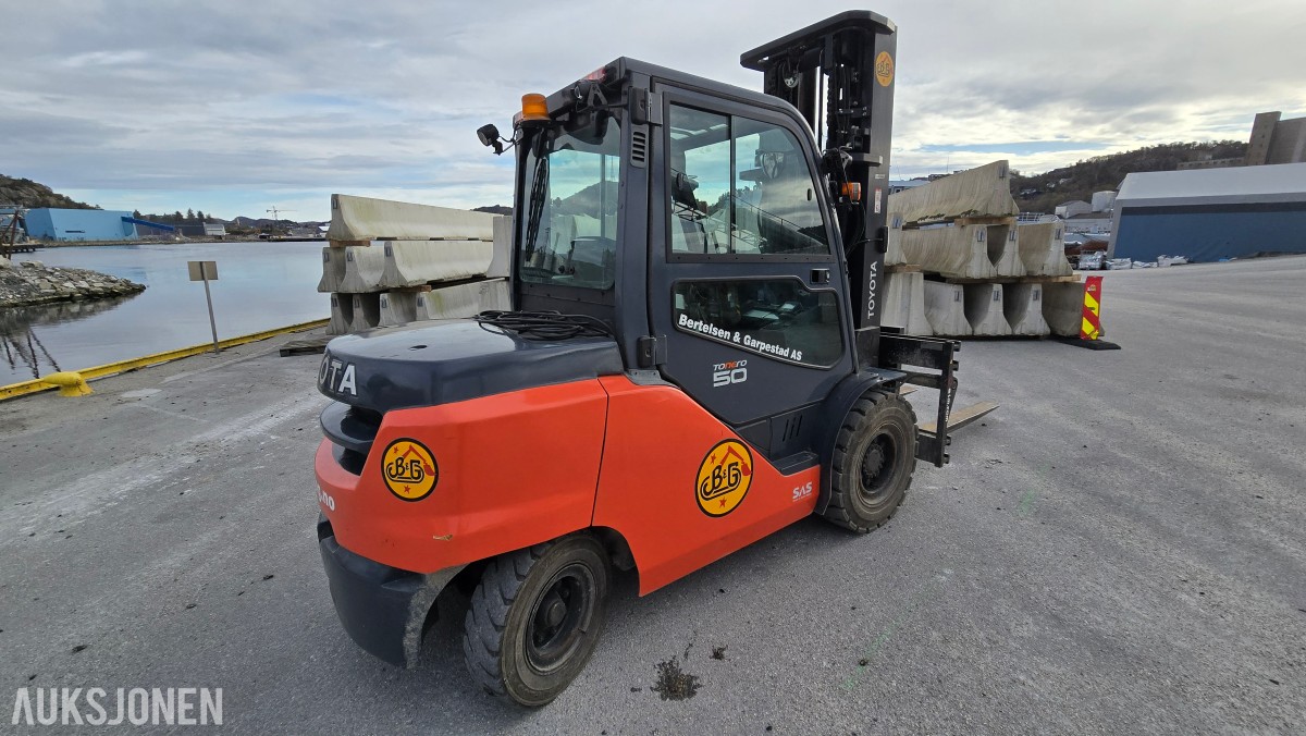 Toyota Dieseltruck 5 tonn, 2019 mod. kun 1030 timer