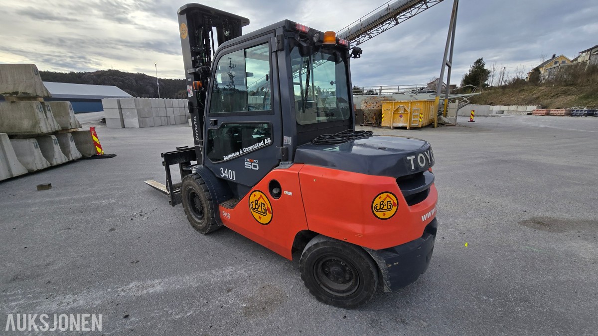 Toyota Dieseltruck 5 tonn, 2019 mod. kun 1030 timer