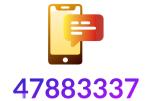 GULLNUMMER SELGES: 47883337