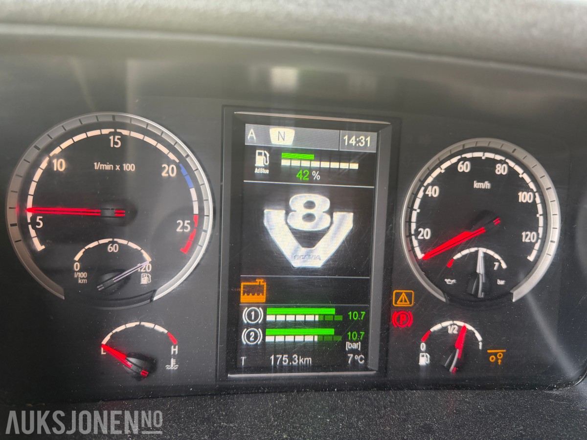 2015 Scania R 580 TIPPBIL 