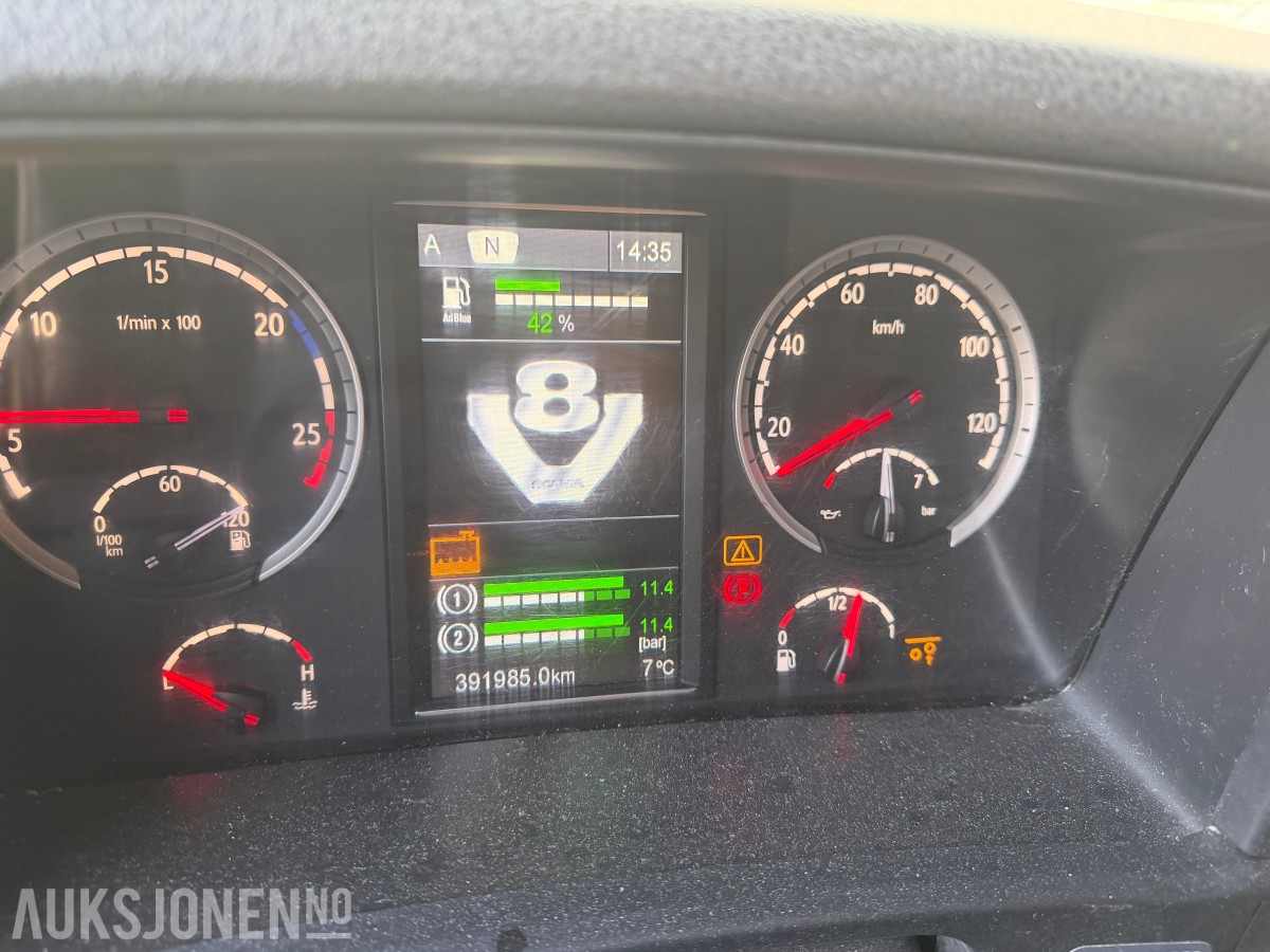 2015 Scania R 580 TIPPBIL 