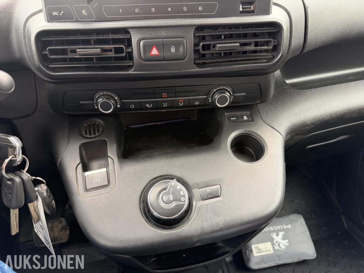 2019 PEUGEOT PARTNER, 1,5 HDI 130HK,L2,AUTOMAT,EU-OK 5-2027, 150500KM