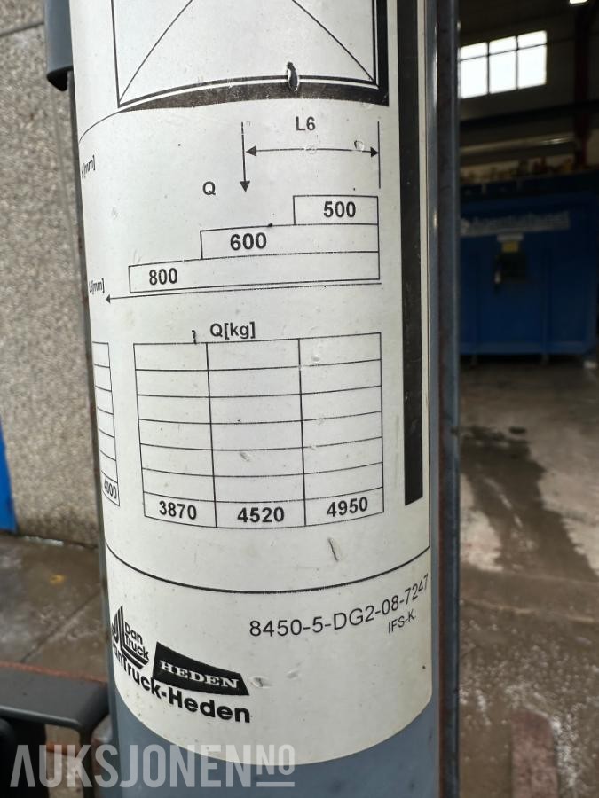 2008 Dan Truck 8450DG - 6109 Timer - GAFFELTRUCK