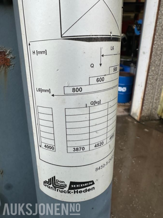 2008 Dan Truck 8450DG - 6109 Timer - GAFFELTRUCK