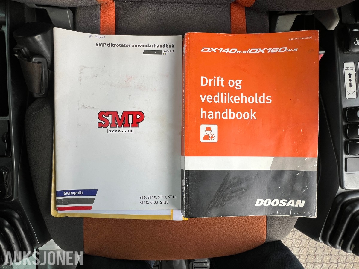 2019 Doosan DX160W-5,Sorteringsskuffe og sorteringsklype