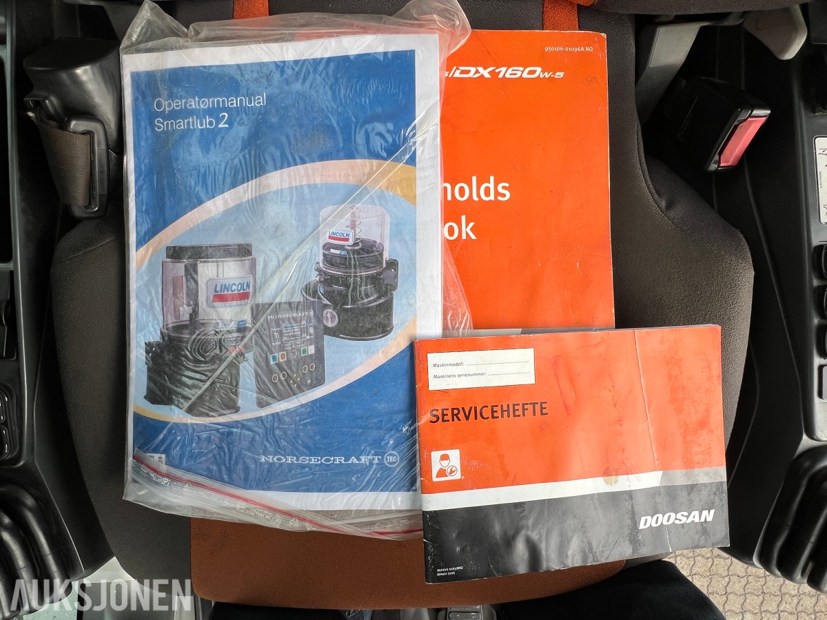 2019 Doosan DX160W-5,Sorteringsskuffe og sorteringsklype