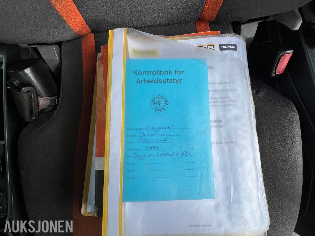 2019 Doosan DX160W-5,Sorteringsskuffe og sorteringsklype