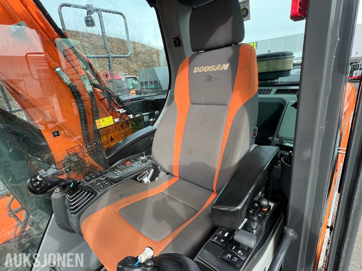 2019 Doosan DX160W-5,Sorteringsskuffe og sorteringsklype