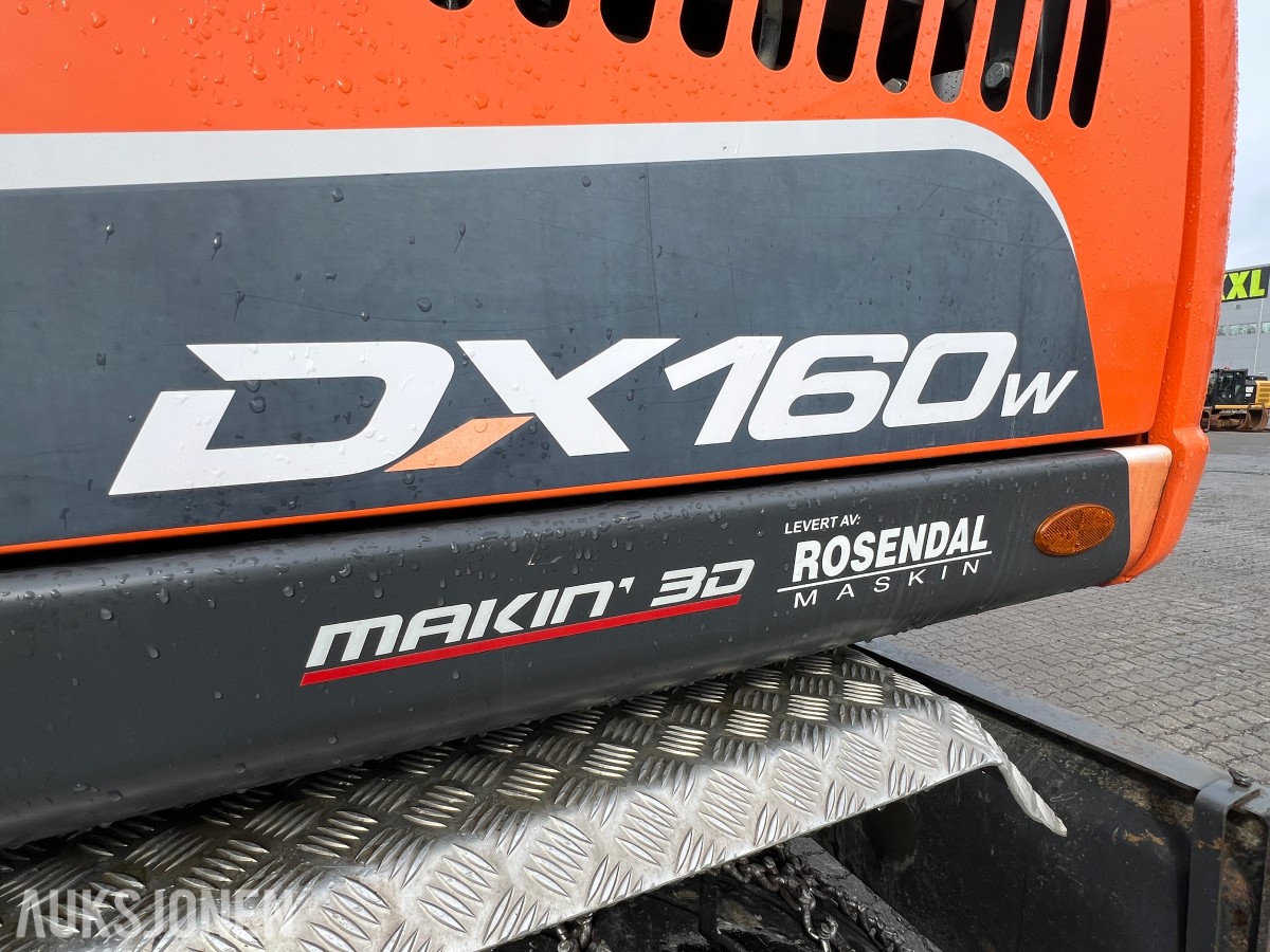 2019 Doosan DX160W-5,Sorteringsskuffe og sorteringsklype