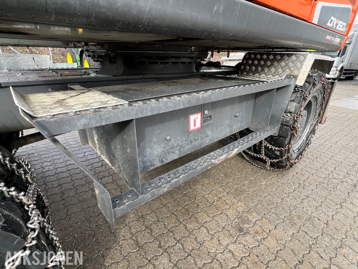 2019 Doosan DX160W-5,Sorteringsskuffe og sorteringsklype