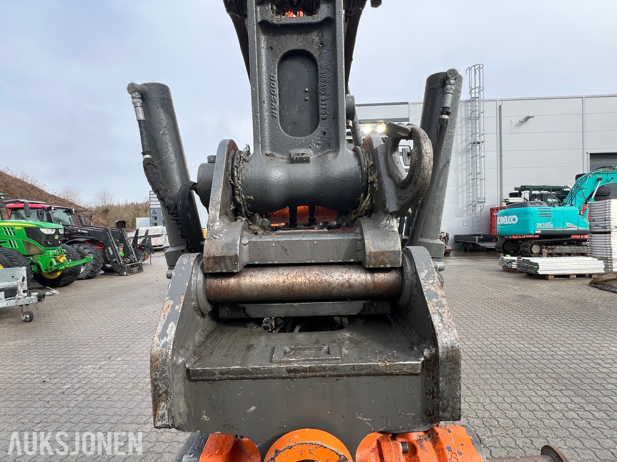 2019 Doosan DX160W-5,Sorteringsskuffe og sorteringsklype